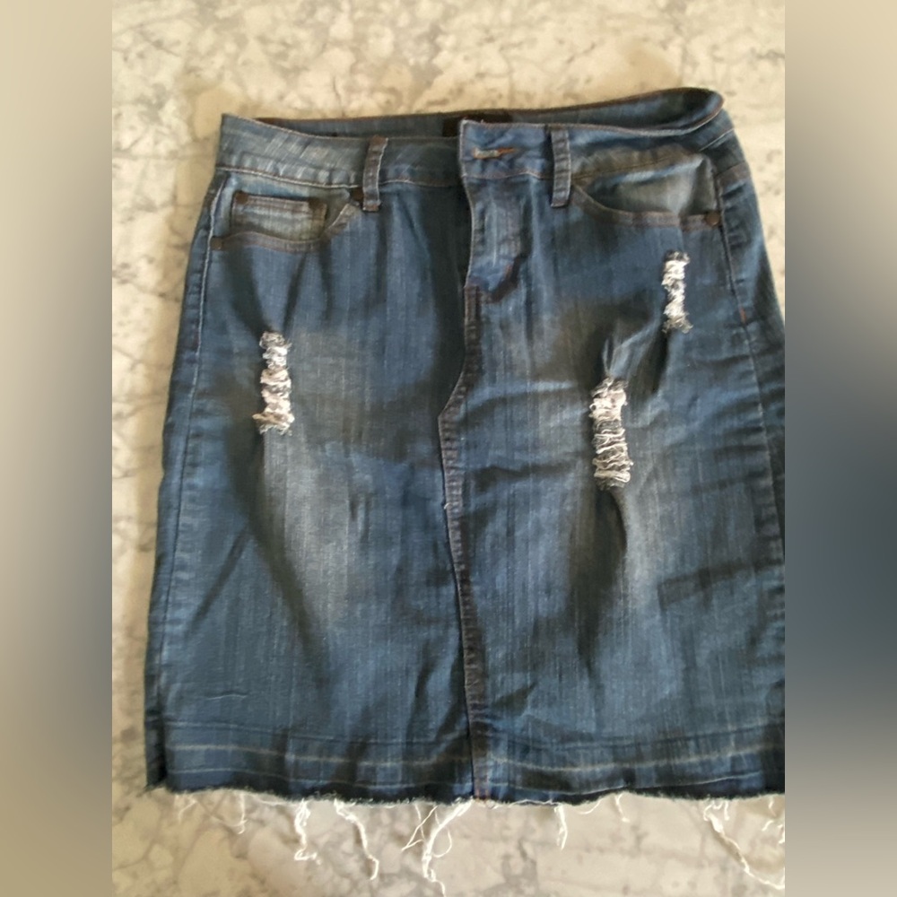 NWOT Hype Mini Jean skirt - size 9